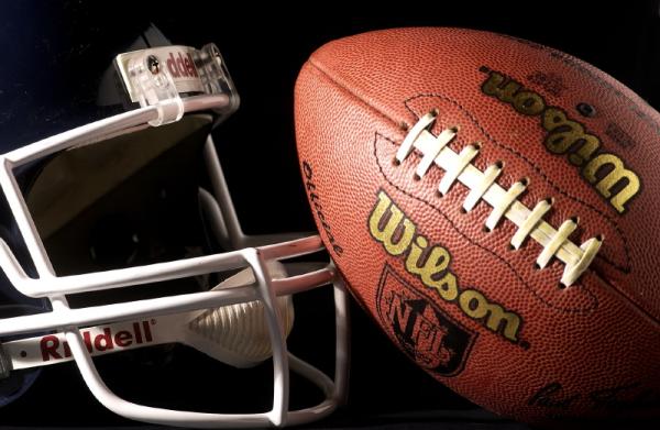 generic football and facemask