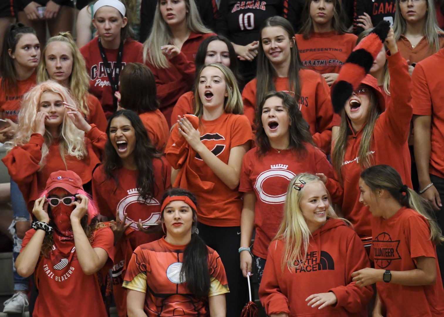 Camas volleyball fans