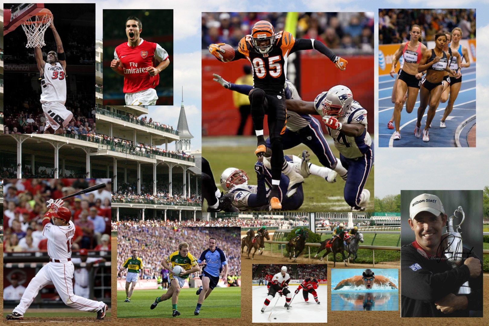 sports collage