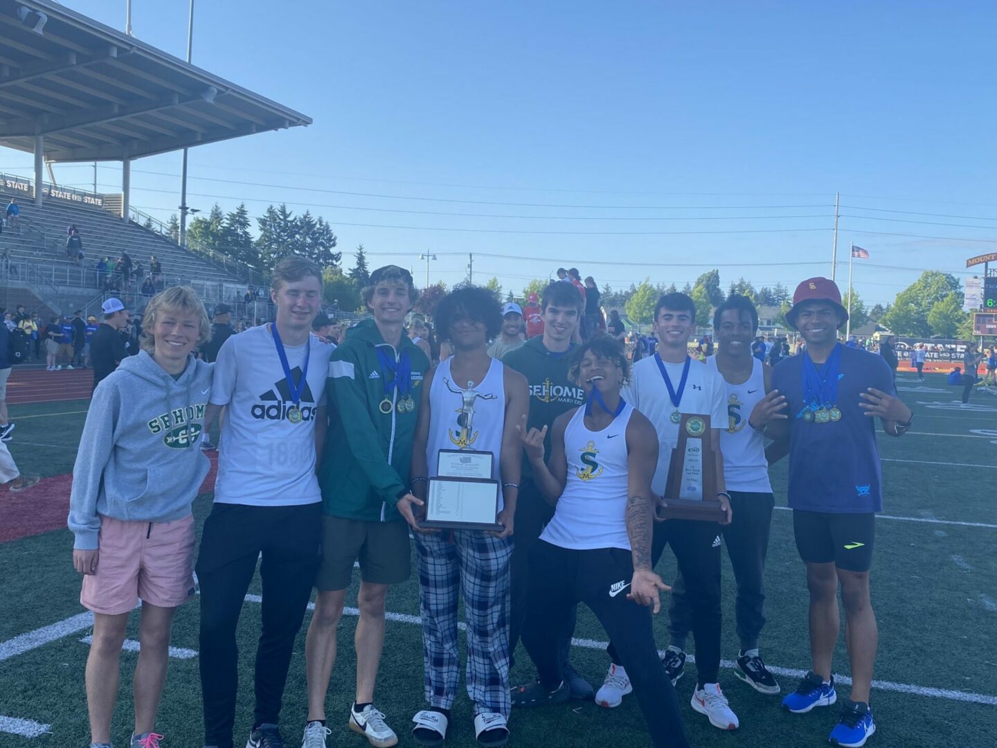 wiaa sehome boys track champ 23