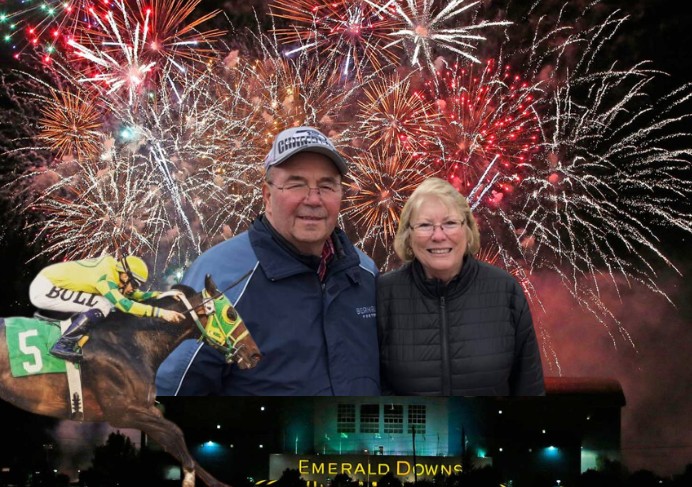 Bonnie and Wally fireworks